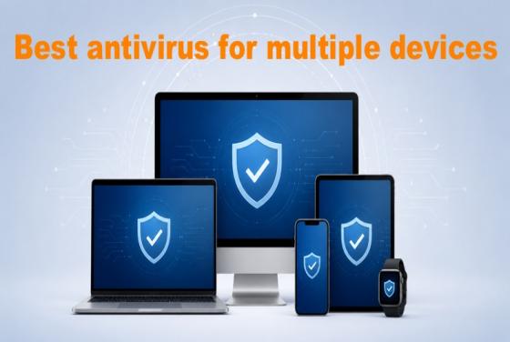 Mejor software antivirus para múltiples dispositivos en 2026 | Las 5 mejores opciones