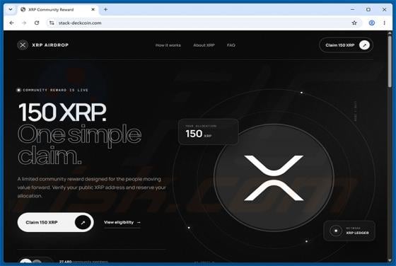 XRP Ledger Airdrop estafa