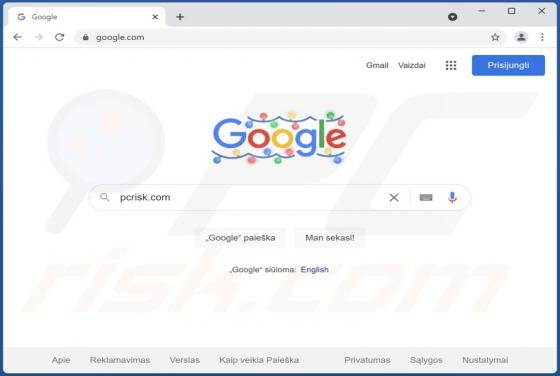 Virus de redireccionamiento en Google