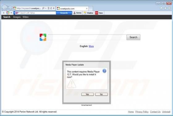 Eliminar virus Mysearch.sweetpacks.com