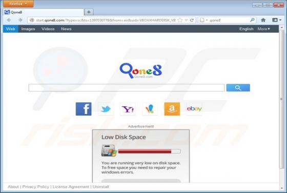 Secuestrador de navegadores Start.qone8.com