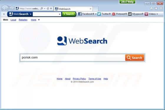 WebSearch.com aparece automáticamente en los navegadores