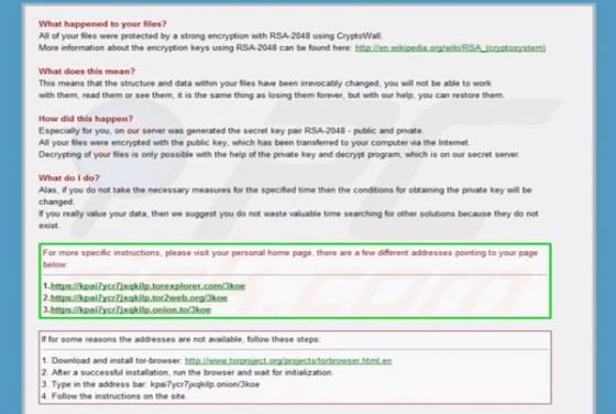 Virus CryptoWall