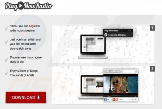 Anuncios de Play now Radio