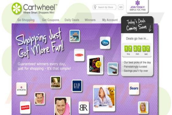 Software publicitario Cartwheel Shopping