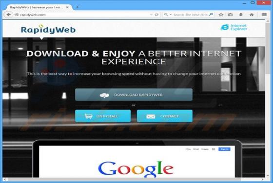 Software publicitario RapidyWebIE