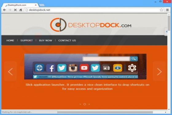 Software publicitario Desktop Dock