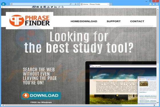 Software publicitario Phrase Finder
