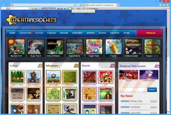 Publicidad de GreatArcadeHits