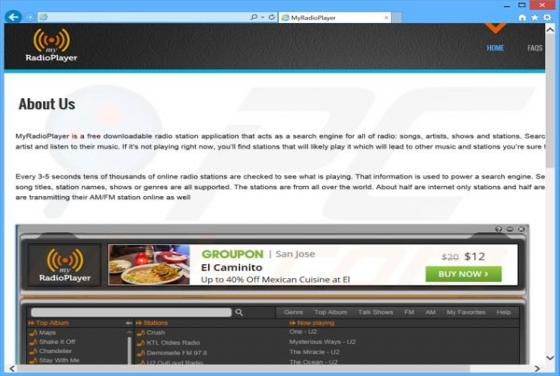 Publicidad de RadPlayer