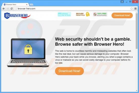Software publicitario Browser Hero