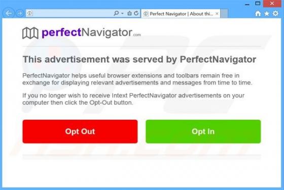 Anuncios de Perfect Navigator