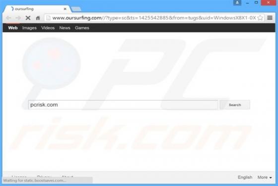 Oursurfing.com se carga automáticamente