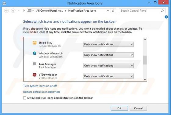 Software publicitario Windesk Winsearch