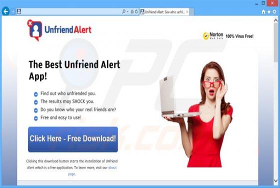 Anuncios de Unfriend Alert