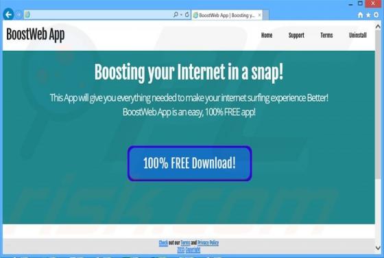Software publicitario BoostWeb App