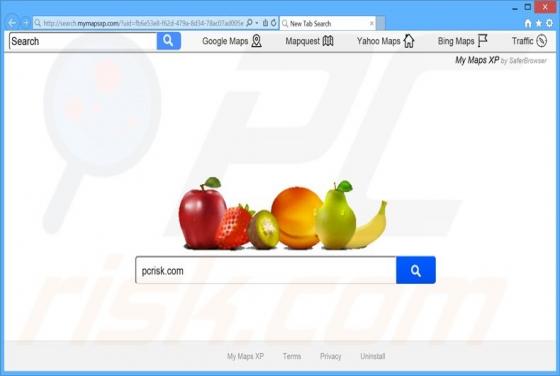 Redireccionamiento a Search.mymapsxp.com
