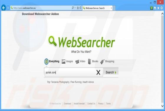 Software publicitario WebSearcher