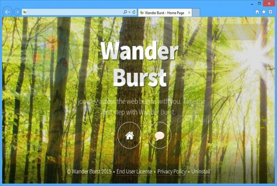 Software publicitario Wander Burst