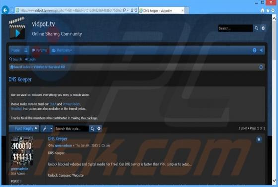 Anuncios de DNS-Keeper