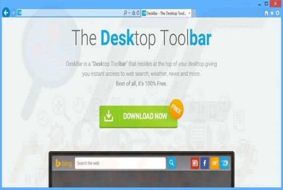 Software publicitario DeskBar