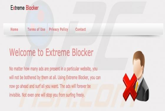 Software publicitario Extreme Blocker