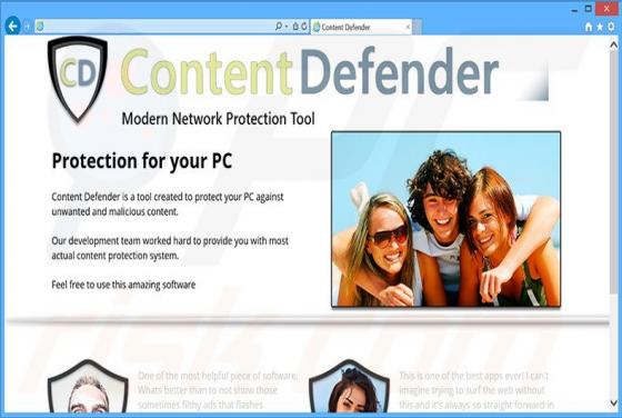 Anuncios de Content Defender