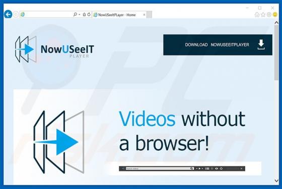 Software publicitario NowUSeeIt Player