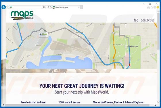 Software publicitario MapsWorld