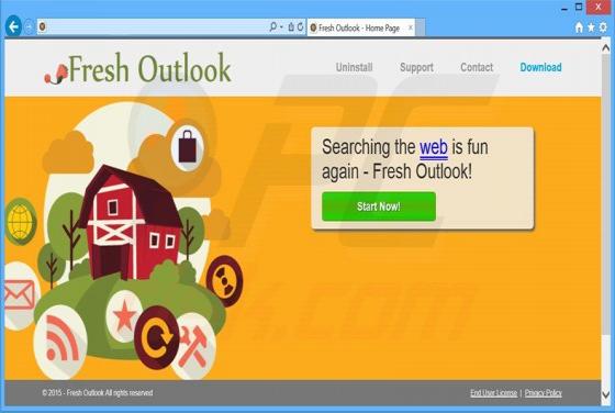 Software publicitario Fresh Outlook