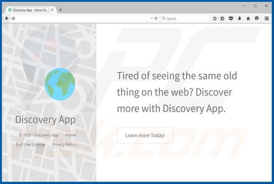 Publicidad de Discovery App