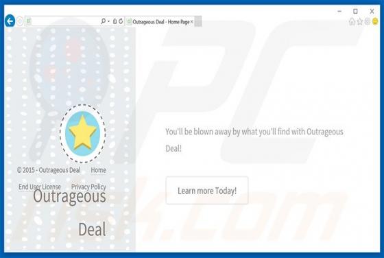 Software publicitario Outrageous Deal