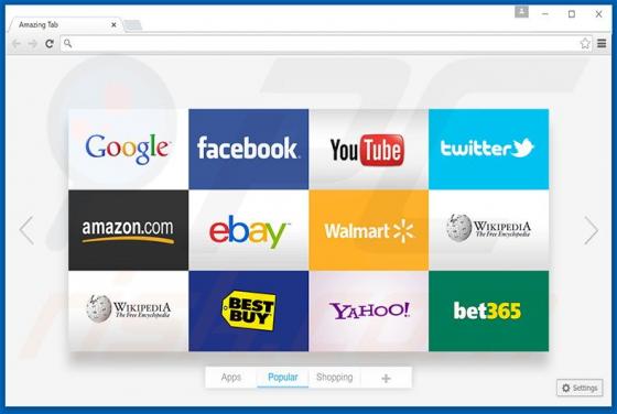 Anuncios de AmazingTab