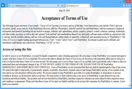Software publicitario PrintOnKey