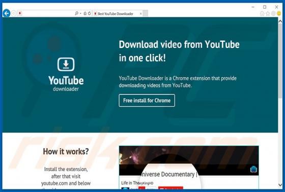 Software publicitario Best YouTube Downloader