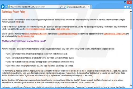Software publicitario Nuvision Global Data Remarketer