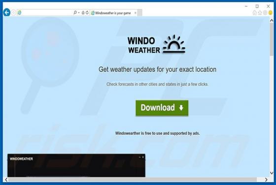 Software publicitario Windoweather