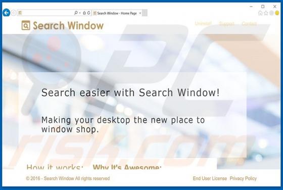 Publicidad de Search Window
