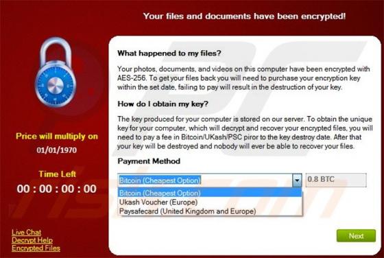 Virus criptográfico PadCrypt