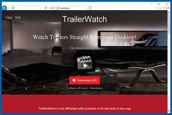 Software publicitario TrailerWatch