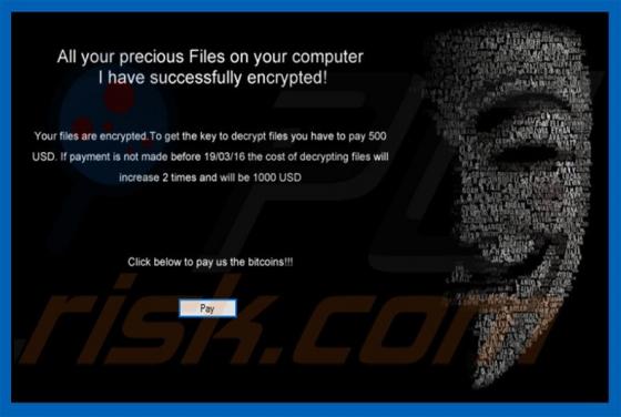 Virus de encriptación .Locked