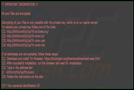 Virus encriptador BartCrypt