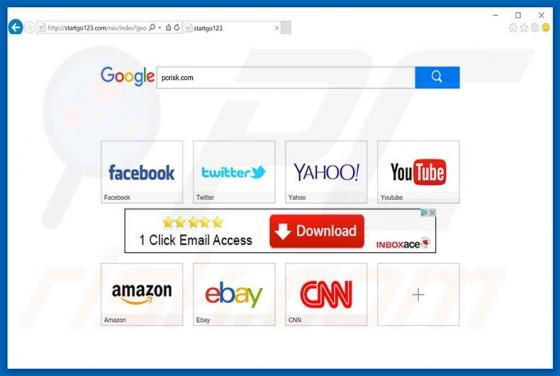 Redireccionamiento a Startgo123.com