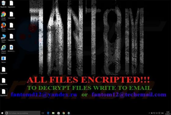 Virus encriptador Fantom