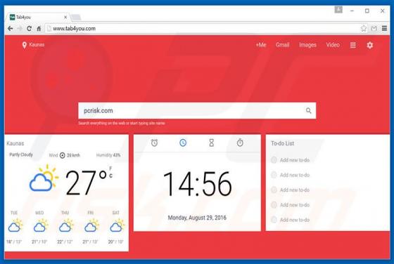 Redireccionamiento Tab4you.com