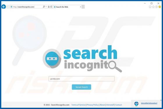 Redireccionamiento a Searchincognito.com