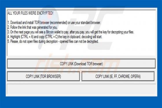 Virus encriptador ASN1