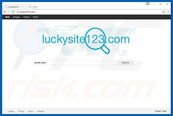 Redireccionamiento a Luckysite123.com