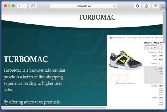 Software publicitario TURBOMAC (Mac)