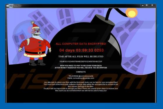 Secuestrador de equipos Merry Christmas